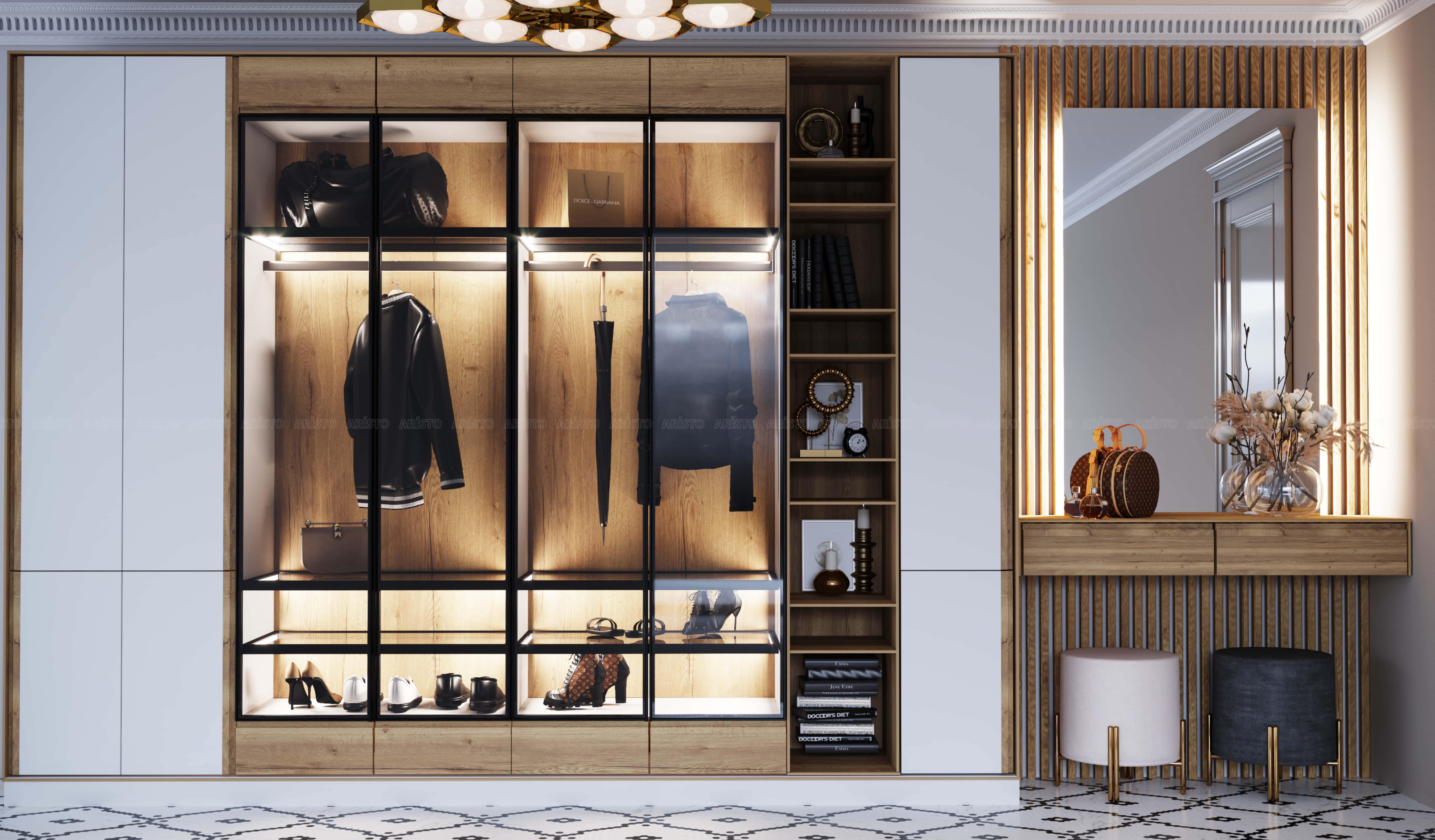 linea custom made wardrobes - aristo india bangalore