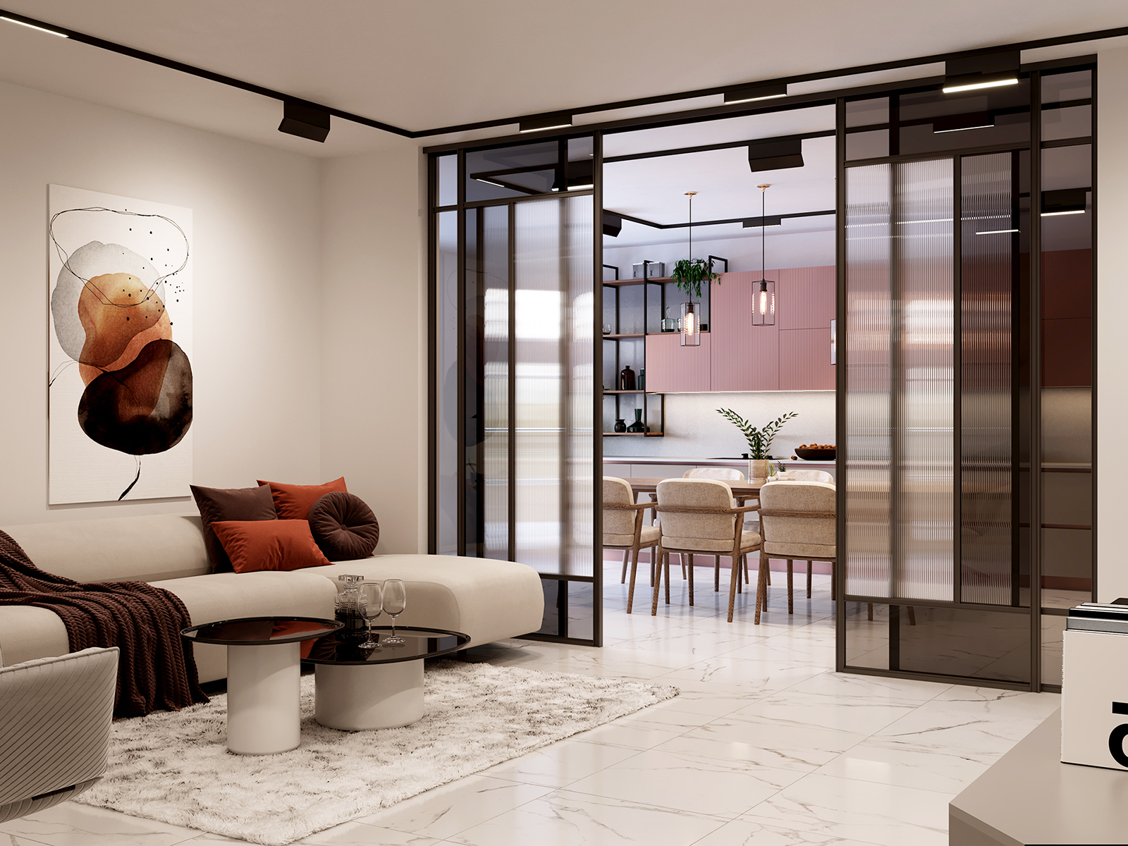 fluted aqua kitchen and partition opt-01 (1)